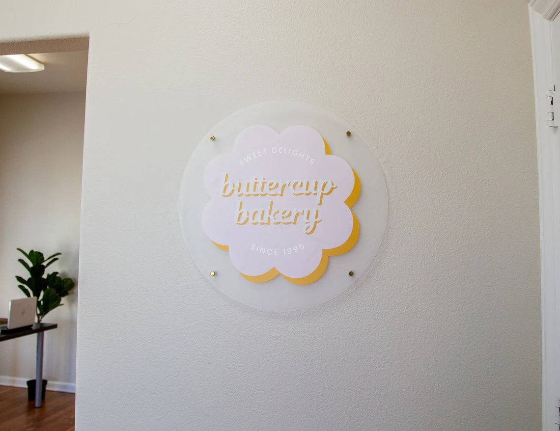 Custom Circular Acrylic Sign