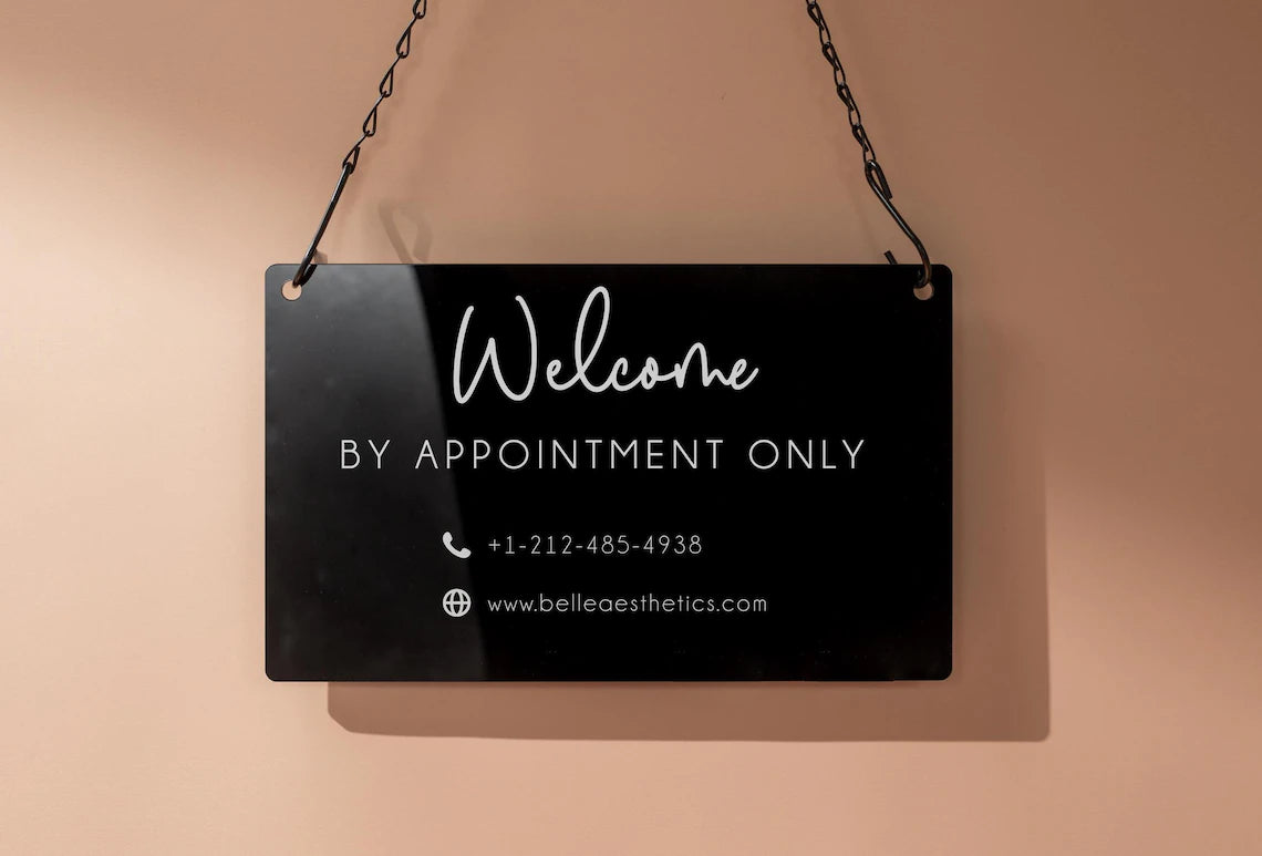 Custom Rectangular Acrylic Sign