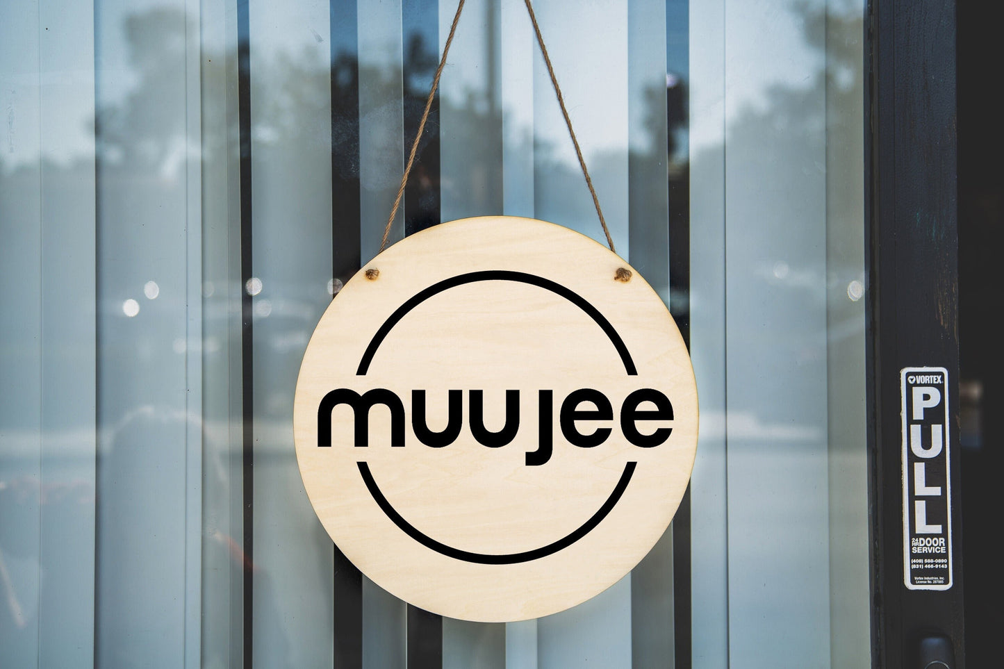 Custom Round Wooden Sign - Wooden Personalized Sign | Personalized Wooden Hanging Sign