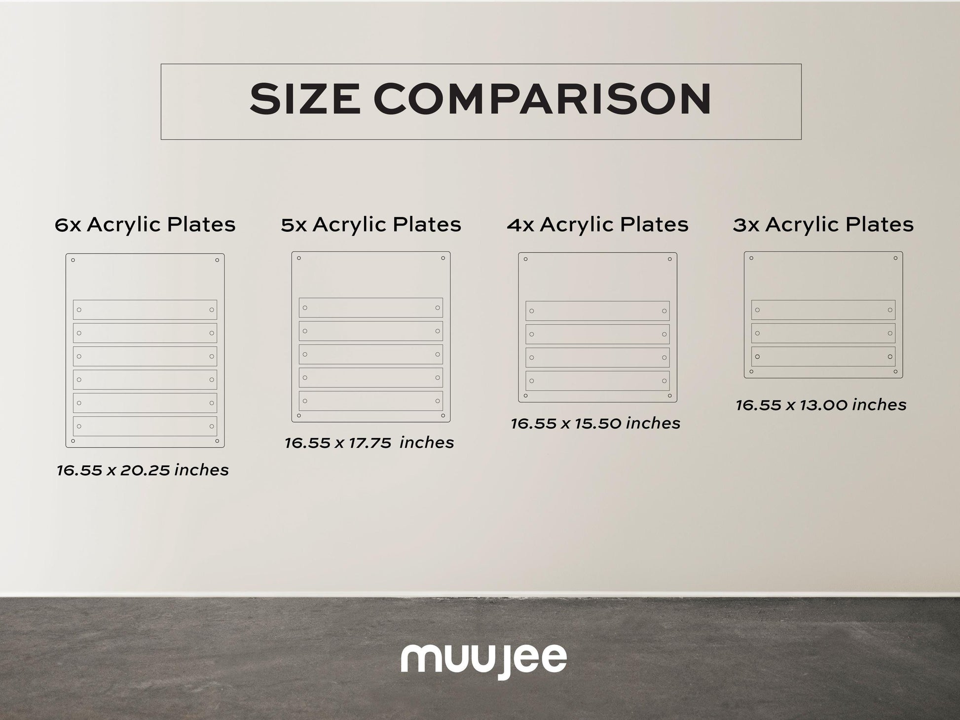 Wall Directory (Wide) - Customizable Large Office Wall Door Building Mounted Business Logo Sign, Job Title Room Signage, Made to Order