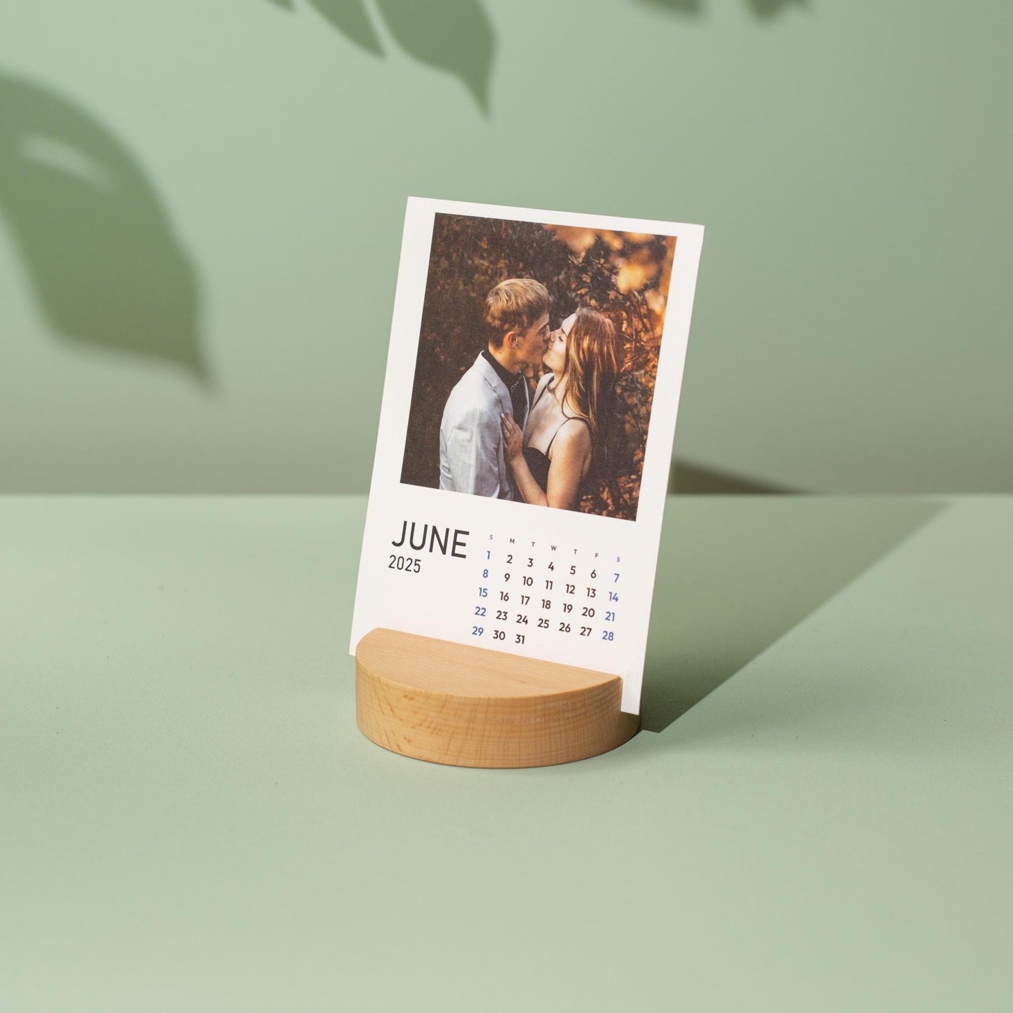 Round Wooden Stand or Base - Walnut or Maple Circle Base with Slot for Photos Pictures Business Signs Display Table Numbers Menu List Salon