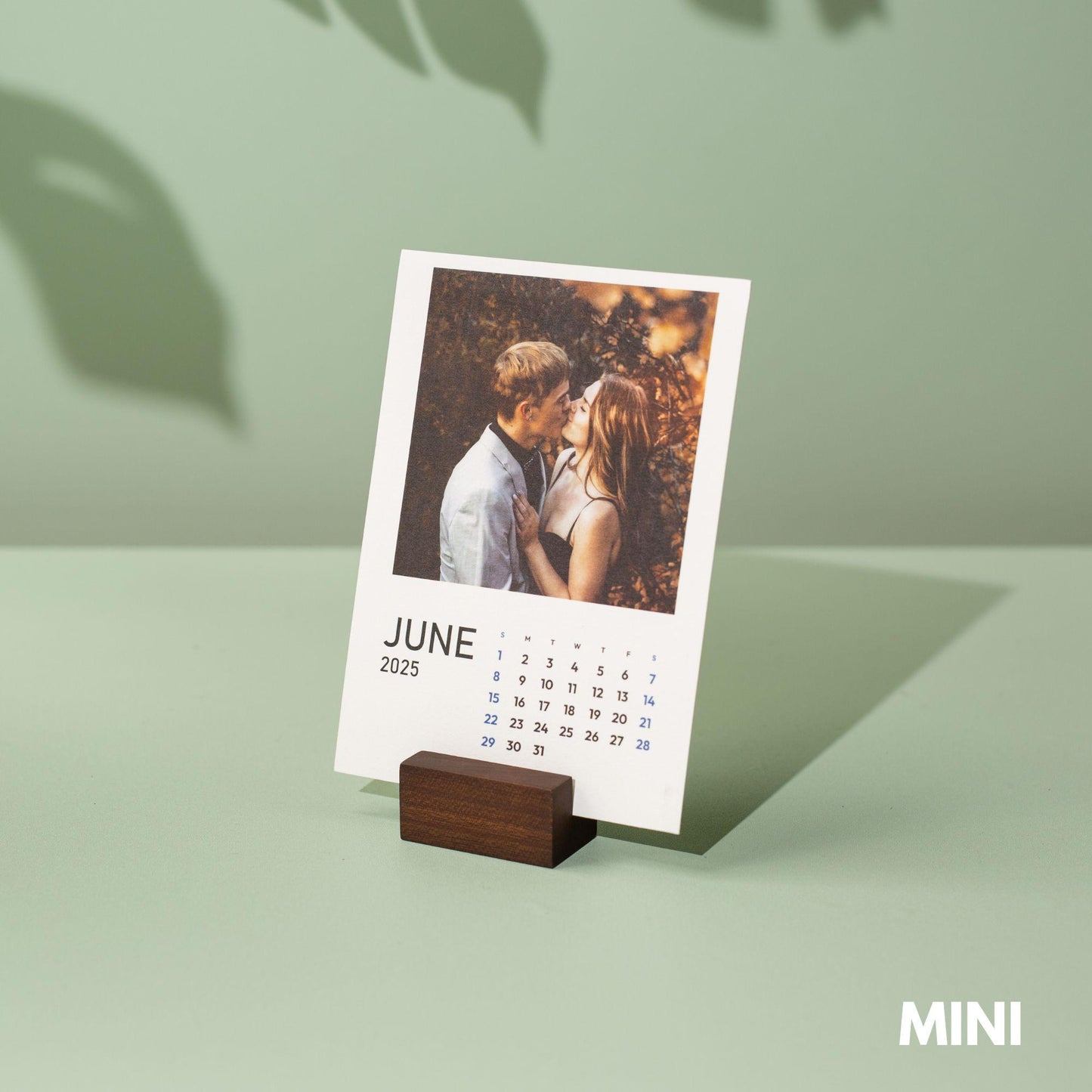 Walnut Wood Stand - Wooden Base or Holder for Paper Signs Photo Instax Display Business Cafe Menu Spa Home Sales Restaurant in Various Sizes