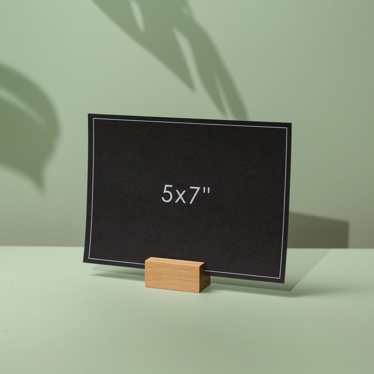Mini Wooden Stand - Small Wood Walnut or Maple Holder for Paper Polaroid Instax Tiny Sign Photo Table Numbers Desk Display Business Sales