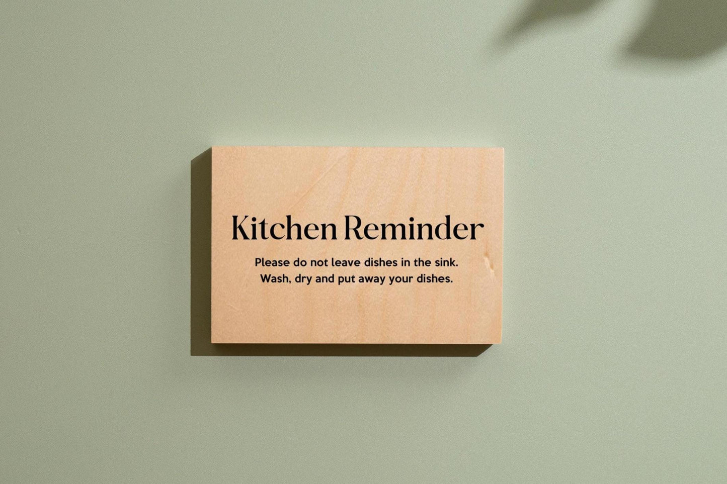 4x6 Birch Plywood Sign (D1) - Your Text On Wooden Signage, Custom Stick On Signs for Desk or Wall, Guests Shop Office Business Instructions