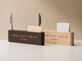 Curved Personalized Wood Name Block w/ Slots (D3) - Minimal Executive Desk CEO Room Table Sign Job Office Decor Teacher Graduation Promotion Gift (Copy)