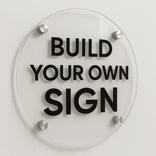 Custom Circular Acrylic Sign