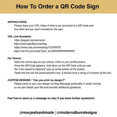 Arched QR Code Social Media Sign - 6x7.75" Scannable Table Desk Signage, Social Media for Small Business, Office Salon Restaurant Bar Signs