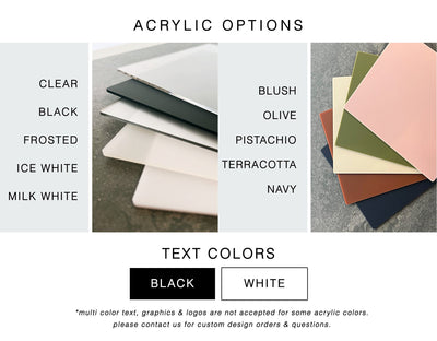 Arch Wedding Table Sign (Design 5) - 6 x 7.5" Cards and Gifts Custom Acrylic Signs, Wedding Reception Decorations, Thank you Guests Signage