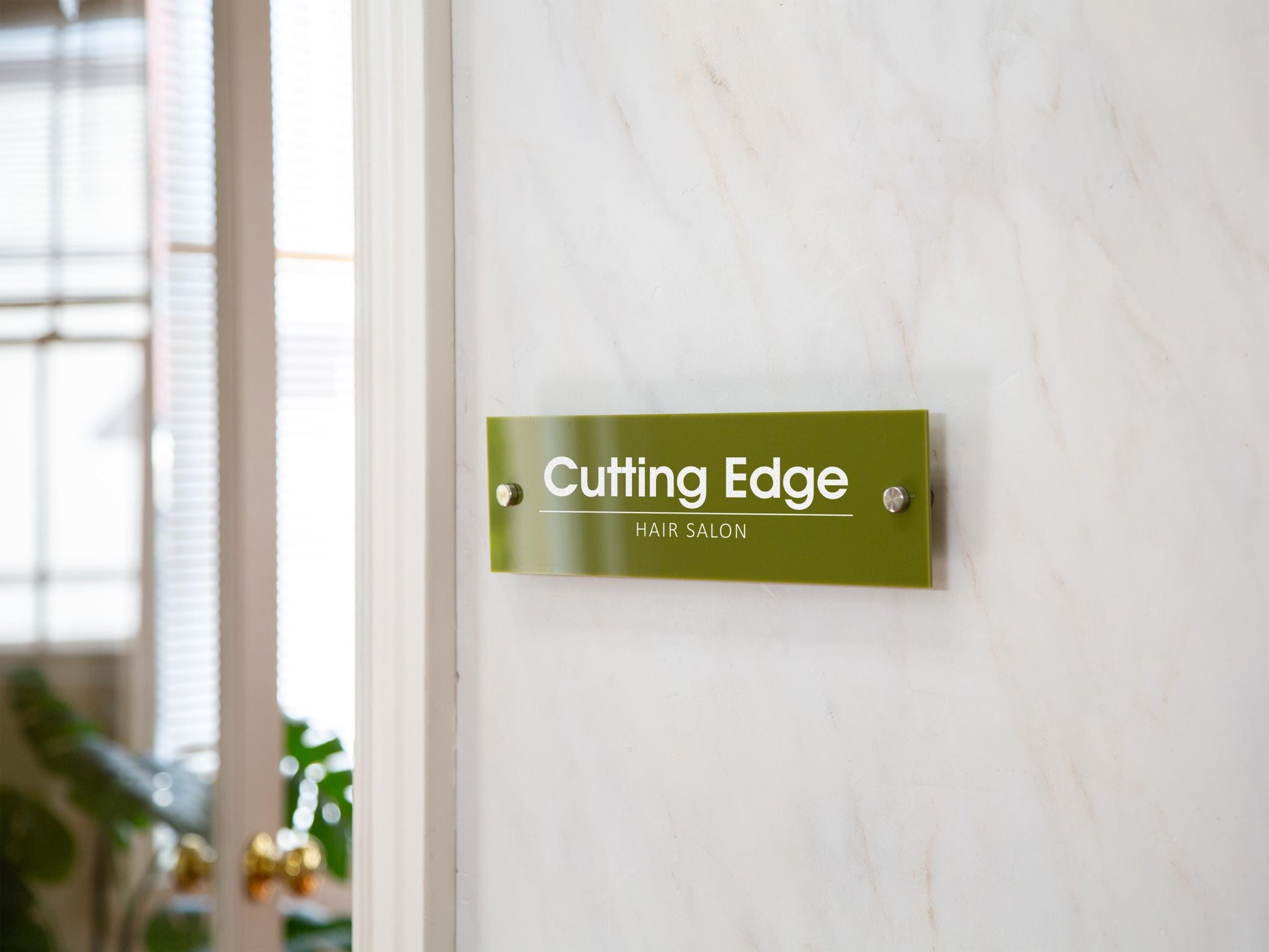 Wall Sign Name Plate - 2 Sizes Office Sign, Executive CEO Sign, New Job Business Decor, Birthday Promotion Teacher Staff Corporate Gift Idea