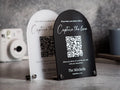 Arched QR Code (Wedding Sign) - 6x7.75" Scannable Acrylic Sign, Wedding Table Decor, Capture The Love Wedding Sign, Share your photos