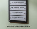 Add On: Replacement Plate for Wall Directory (Standard Size)