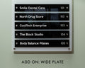 Add On: Replacement Plate for Wall Directory (Wide Size)