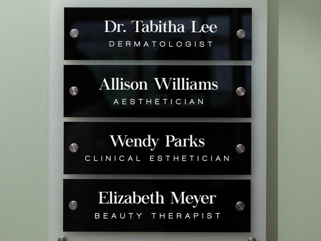 Add On: Replacement Plate for Wall Directory (Standard Size)