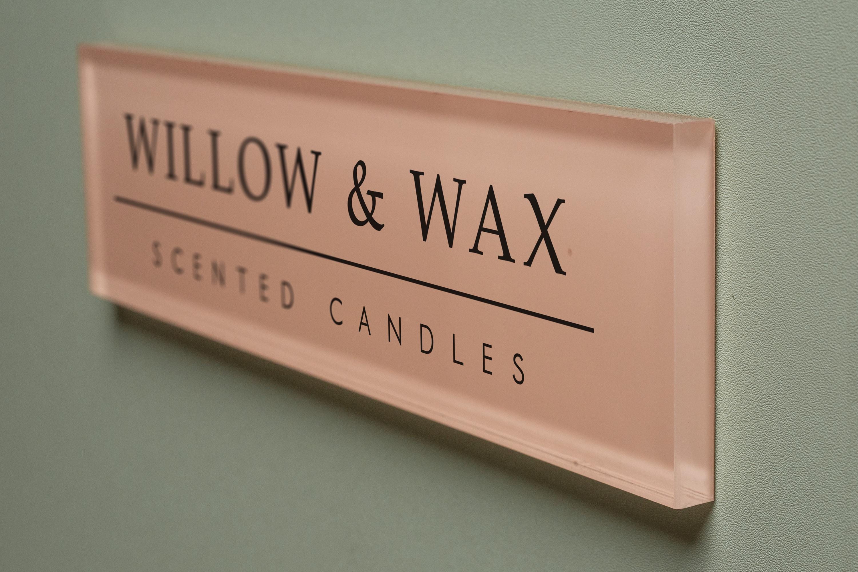 Pastel Acrylic Wall Plate Sign (D1) - Personalized Stick On Door Office Salon Lash Nails Small Business Shop Signage Work Rental Room Number
