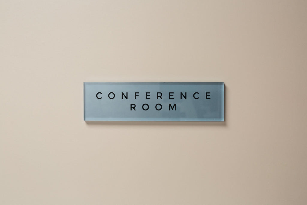 Pastel Acrylic Wall Plate Sign (D4) - Personalized Stick On Door Office Salon Lash Nails Small Business Shop Signage Work Rental Room Number