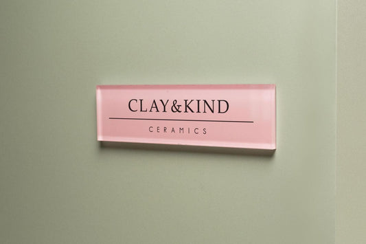 Pastel Acrylic Wall Plate Sign (D1) - Personalized Stick On Door Office Salon Lash Nails Small Business Shop Signage Work Rental Room Number