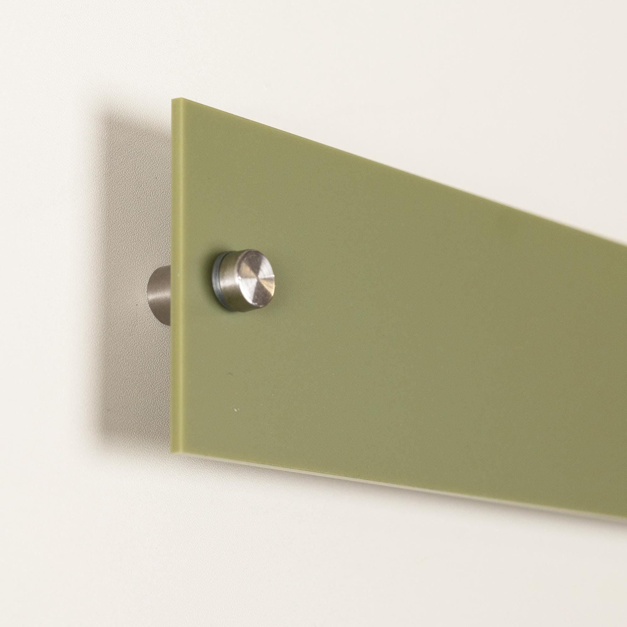 4pc Stand-offs for Wall Signs - 4x Set, Hardware Included, Acrylic Sign Replacement, Add-On, Available in Black, White, Silver, or Gold