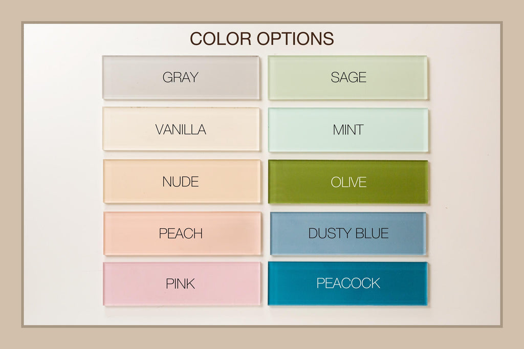 Pastel Acrylic Wall Plate Sign (D4) - Personalized Stick On Door Office Salon Lash Nails Small Business Shop Signage Work Rental Room Number