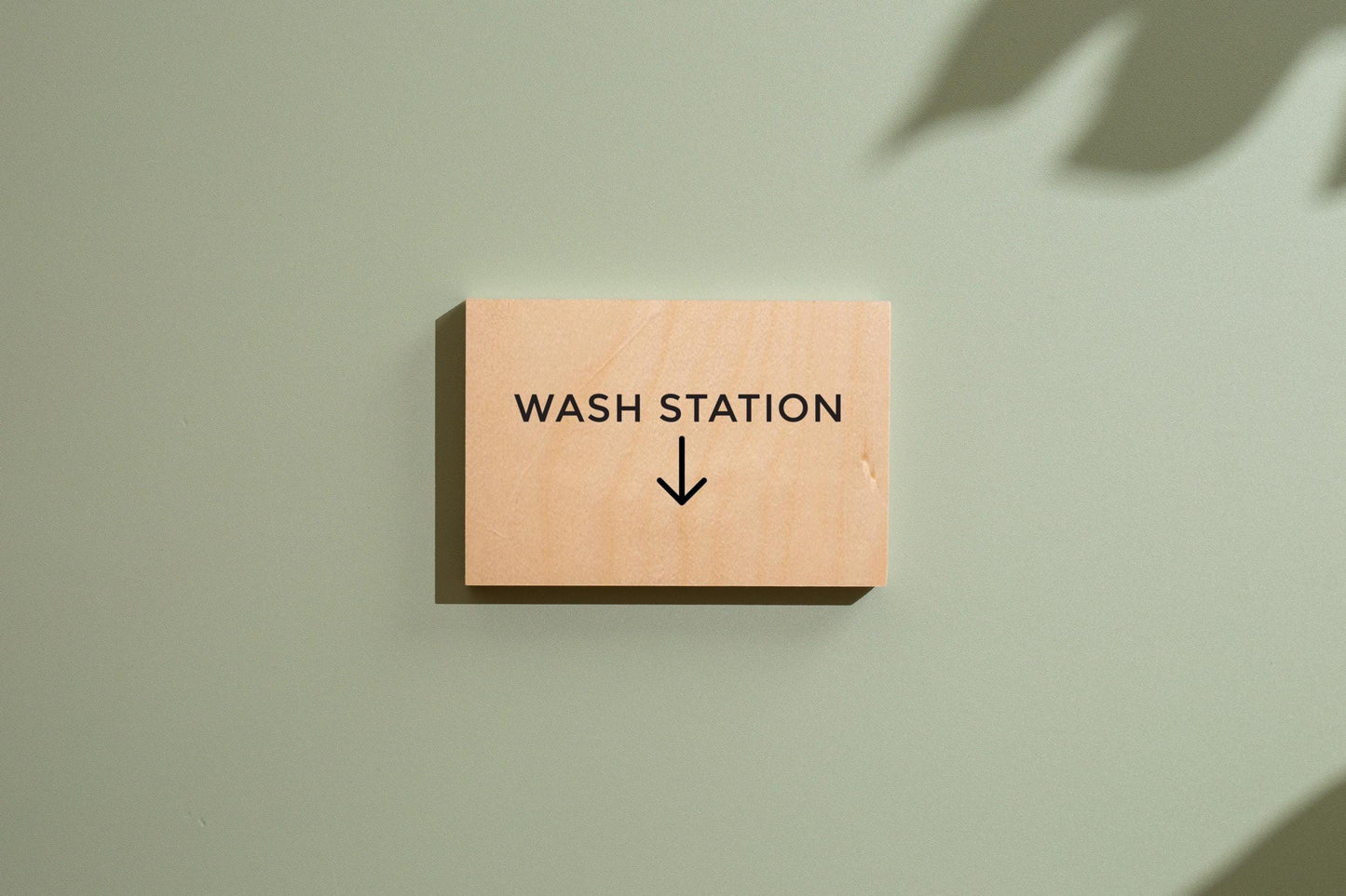 4x6 Birch Plywood Sign (D2) - Your Text On Wooden Plate, Custom Signs for Desk or Wall, Guests Shop Office Business Directional Arrow Signs