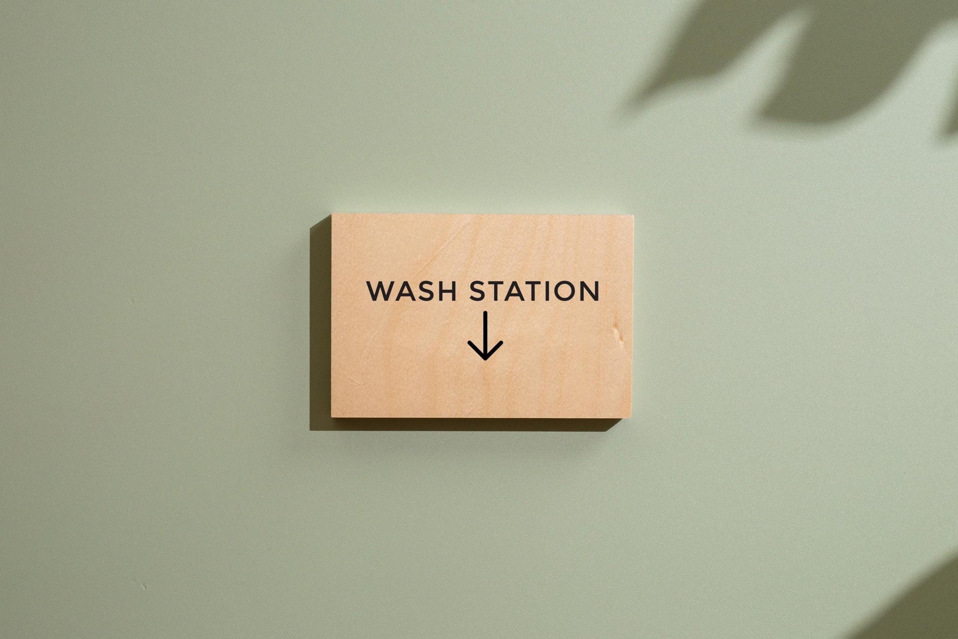 4x6 Birch Plywood Sign (D2) - Your Text On Wooden Plate, Custom Signs for Desk or Wall, Guests Shop Office Business Directional Arrow Signs