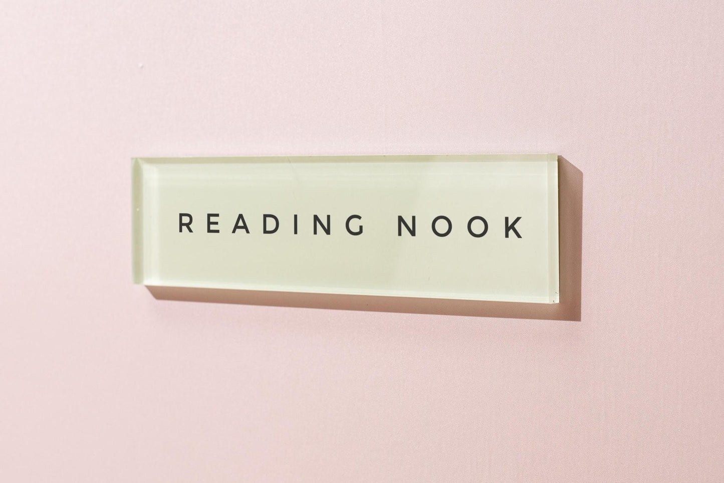 Pastel Acrylic Wall Plate Sign (D4) - Personalized Stick On Door Office Salon Lash Nails Small Business Shop Signage Work Rental Room Number