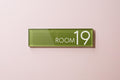Pastel Acrylic Wall Plate Sign (D2) - Personalized StickOn Door Office Salon Business Small Shop Work Rental Room Suite Floor Number Display