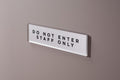Silver Acrylic Wall Plate Sign - Personalized Stick On Door Office Salon Lash Nails Small Business Shop Signage Work Rental Room Number