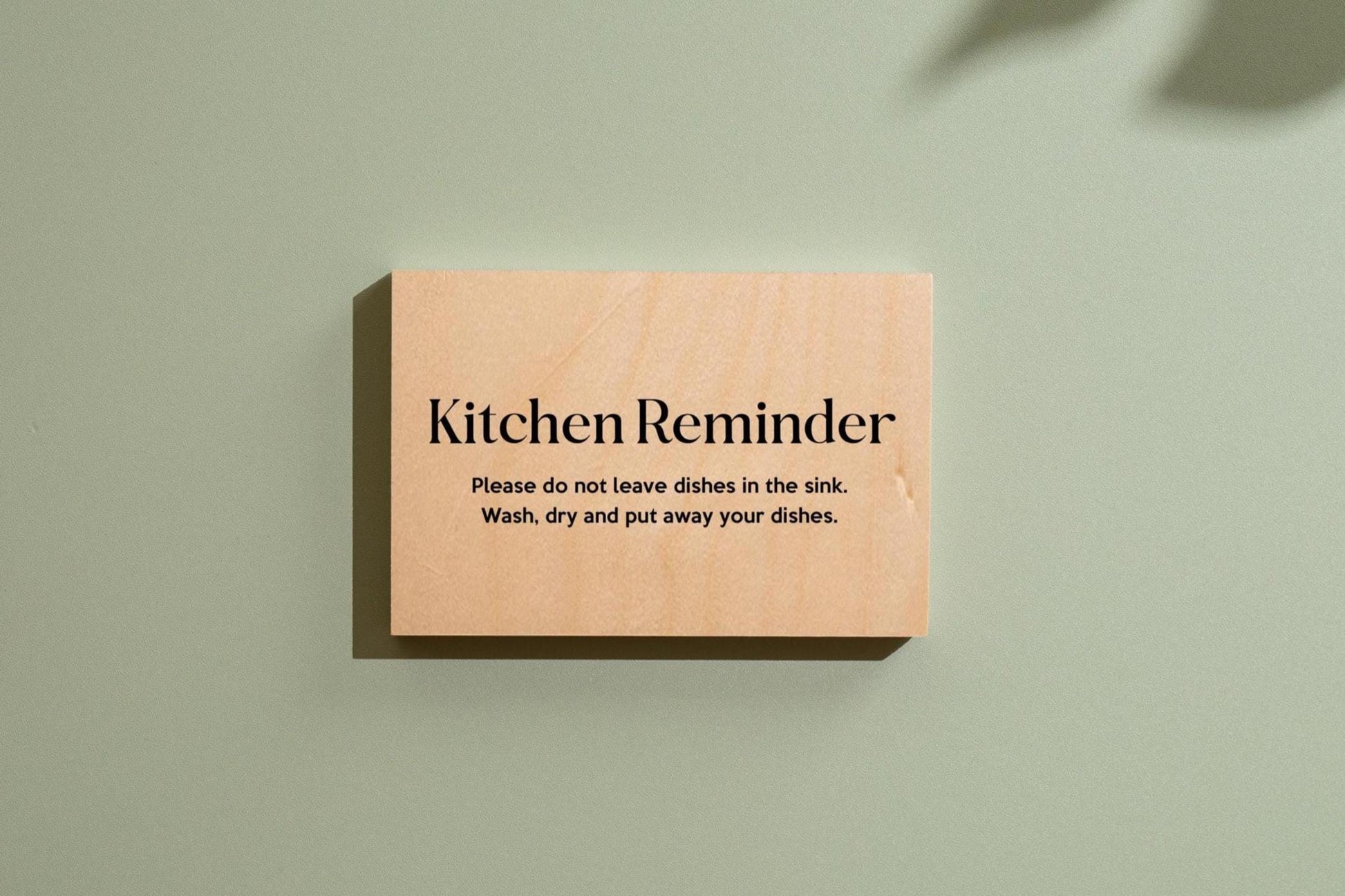 4x6 Birch Plywood Sign (D1) - Your Text On Wooden Signage, Custom Stick On Signs for Desk or Wall, Guests Shop Office Business Instructions