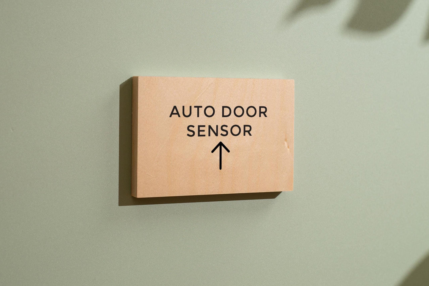 4x6 Birch Plywood Sign (D2) - Your Text On Wooden Plate, Custom Signs for Desk or Wall, Guests Shop Office Business Directional Arrow Signs