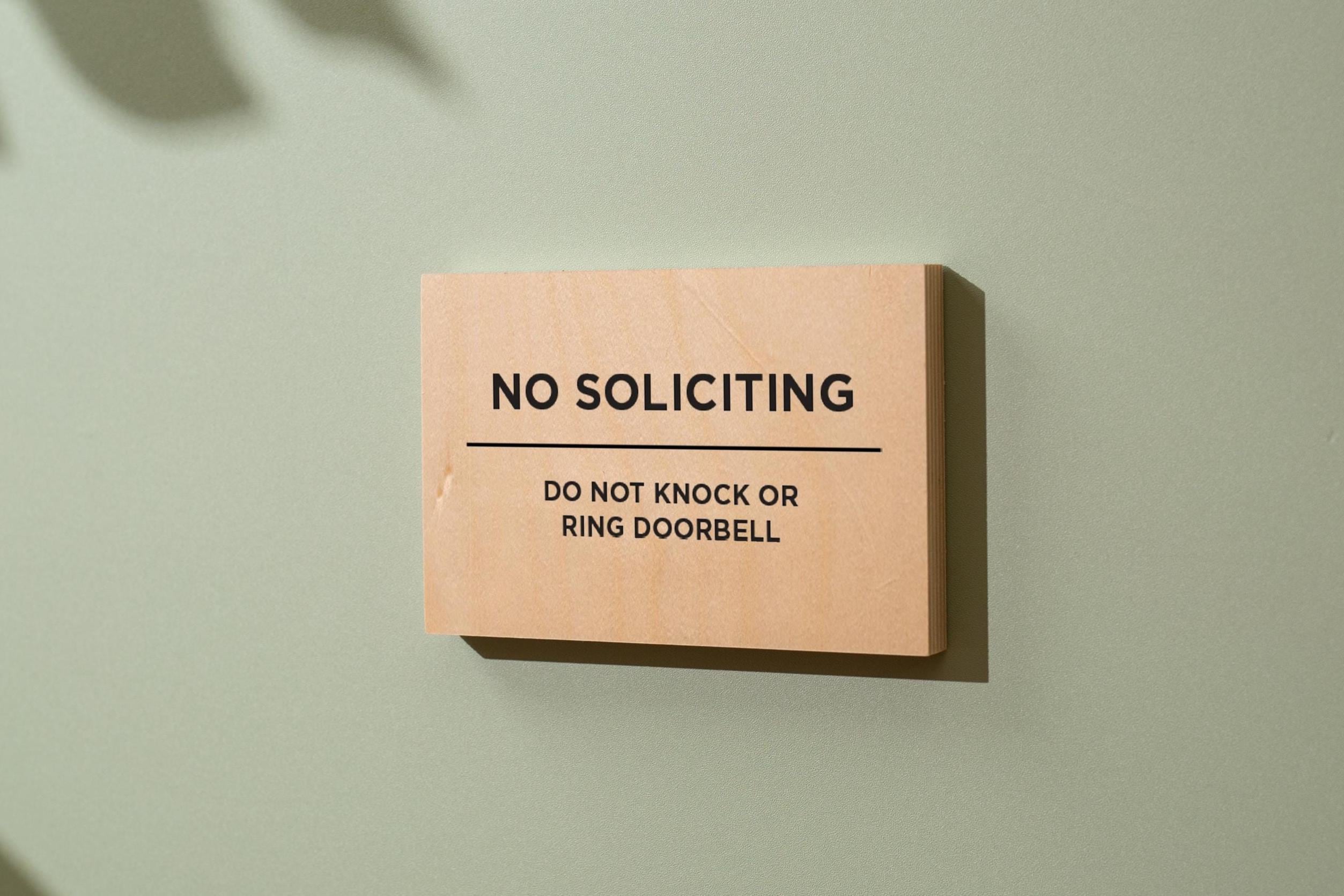 4x6 Birch Plywood Sign (D4) - Your Text On Wooden Signage, Custom Stick On Signs for Desk or Wall, Guests Shop Office Business Directional