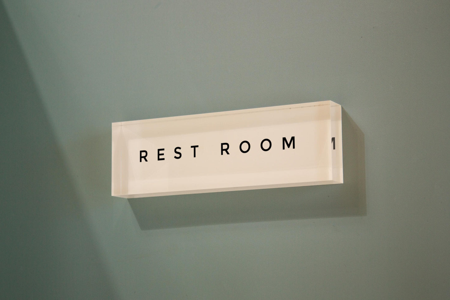 Pastel Acrylic Wall Name Block (D4) - Room Sign Name Work Title CEO Job Office Decor Promotion Coworker Staff Gifts, Stick on Wall Signage