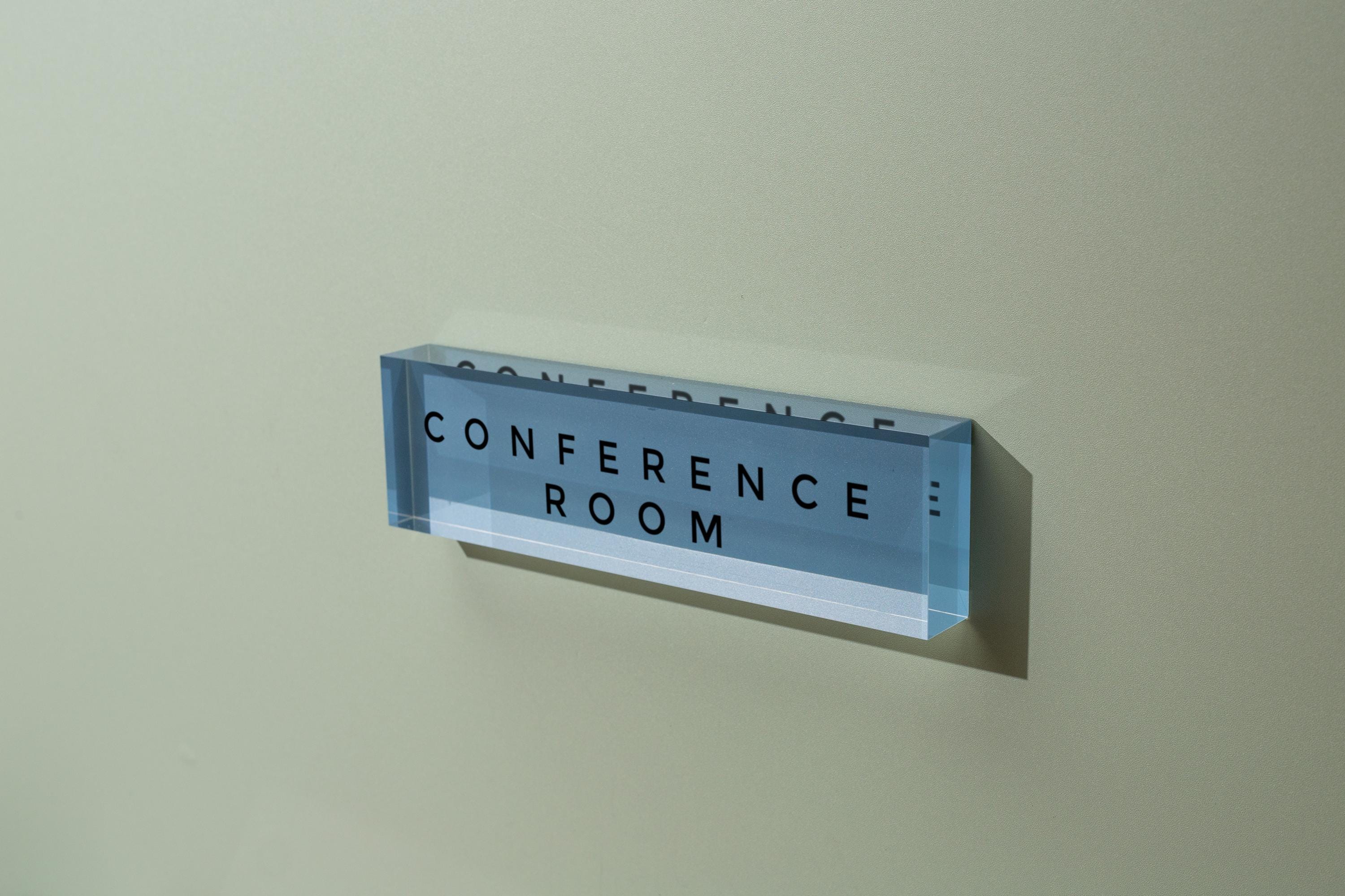 Pastel Acrylic Wall Name Block (D4) - Room Sign Name Work Title CEO Job Office Decor Promotion Coworker Staff Gifts, Stick on Wall Signage