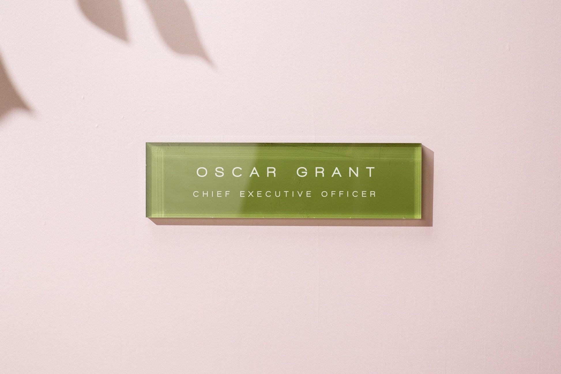 Pastel Acrylic Wall Plate Sign (D3) - Personalized Stick On Door Office Salon Lash Nails Small Business Shop Signage Work Rental Room Number