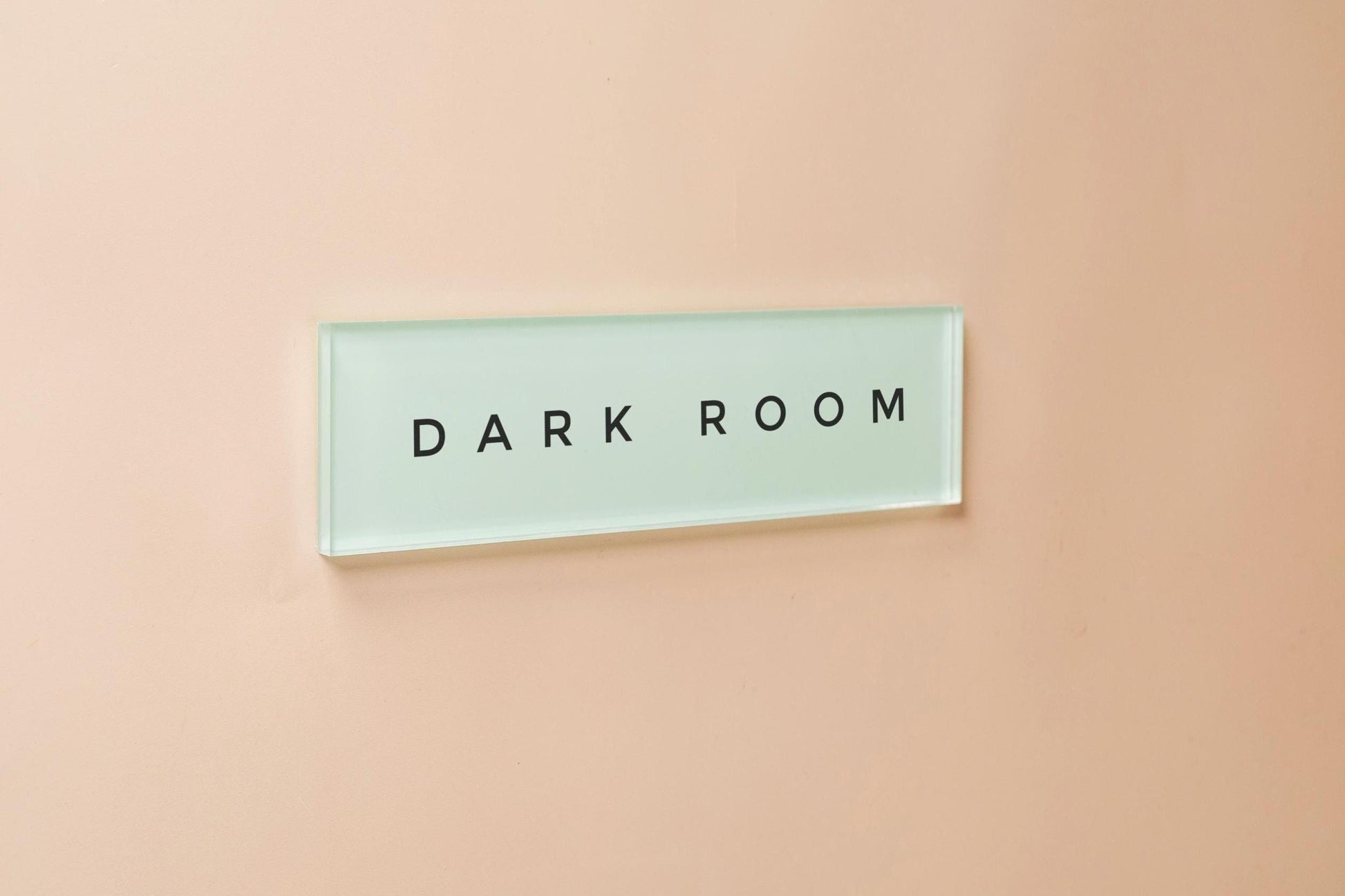 Pastel Acrylic Wall Plate Sign (D4) - Personalized Stick On Door Office Salon Lash Nails Small Business Shop Signage Work Rental Room Number