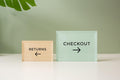 4x6 Pastel Acrylic Wall Sign (D2) - Your Text On Wall Sign Stick-On Signage for Guests Shop Office Business Direction Instructions Arrows