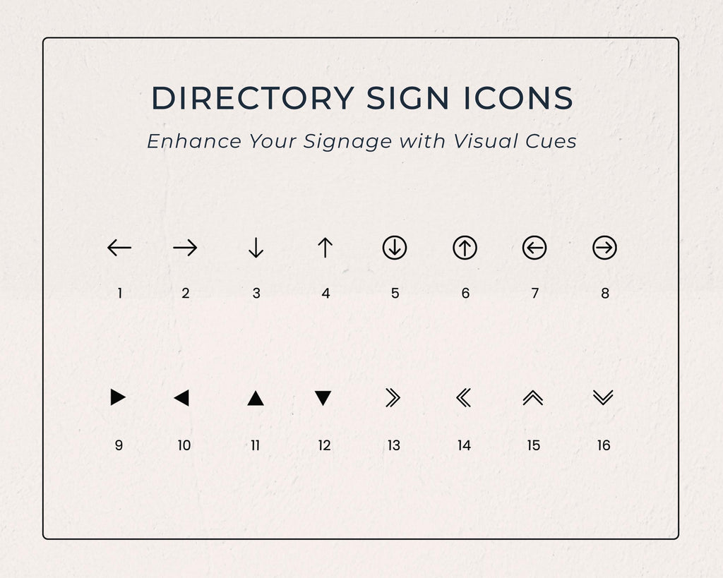 Wall Directory Sign (Slim Plates w/ 2 Columns) - Customizable Office Clinic Lobby Door Building Tenants Business Logo Job Title Room Signage