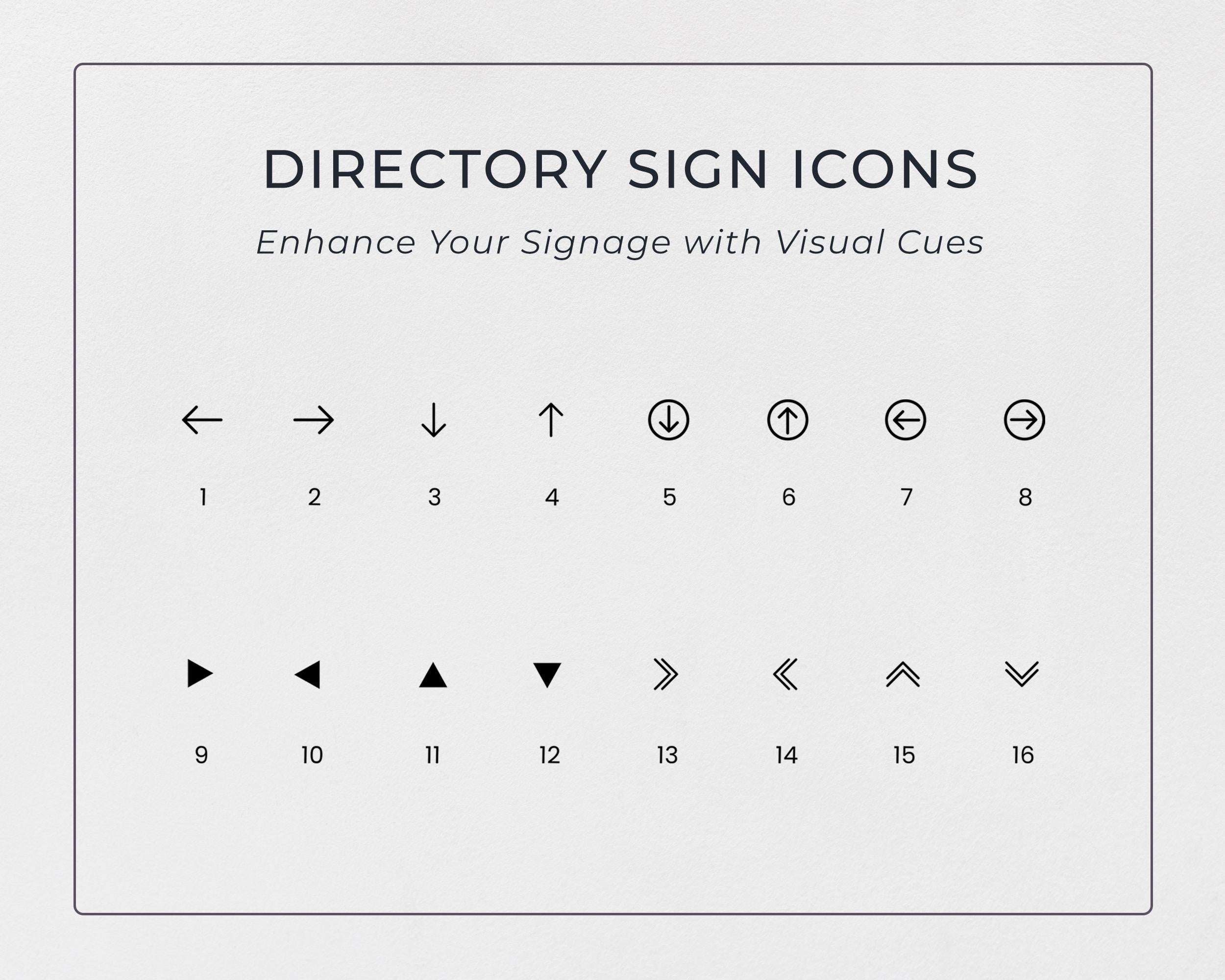 2pc Wall Directory Sign Set (Slim Plates) - Custom Office Clinic Lobby Door Building Tenants Business Logo Job Title Room Signage