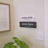 Wall Sign Name Plate - 2 Sizes Office Sign, Executive CEO Sign, New Job Business Decor, Birthday Promotion Teacher Staff Corporate Gift Idea